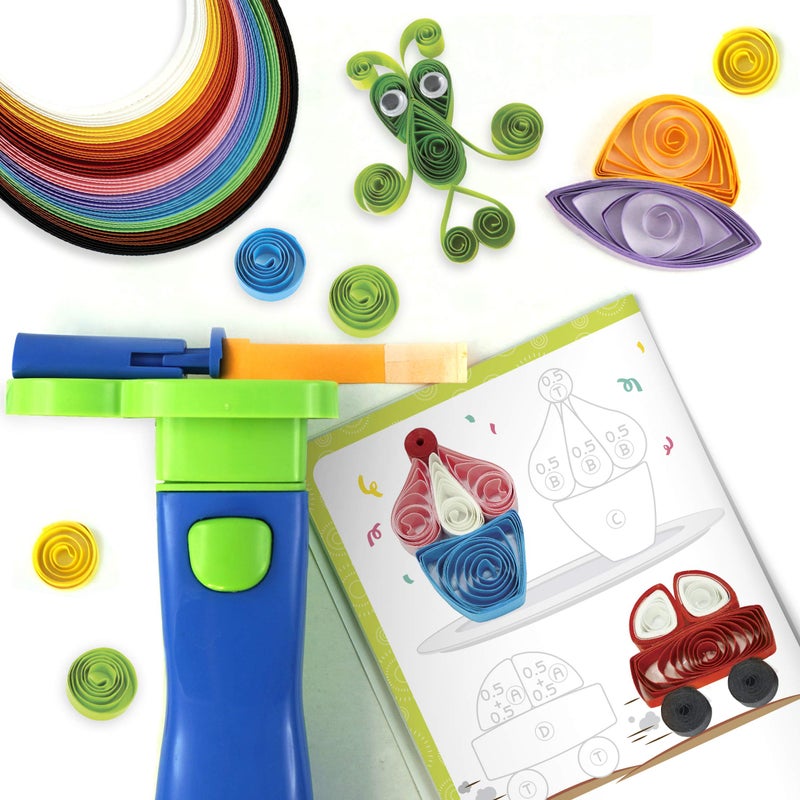 Quill On Spyrosity Super Quiller with Electric Quilling Tool | Paper Quilling Kit | Crafts for Girls Ages 8-12 | Craft Kit |Craft Kit for Kids | Birthday Gift for 8,9,10,11,12 Year Old Girls and Boys - Image 3